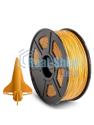 Филамент NVPrint ABS Gold для 3D печати диаметр 1.75мм длина 330 метров масса 1 кг