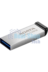 Флешка USB ADATA UR350 (UR350-128G-RSR/BK), 128Gb, USB 3.2, R/W 100/15, серебристый/черный