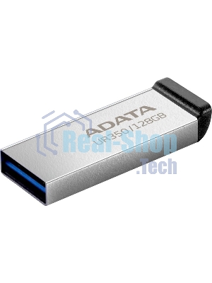 Флешка USB ADATA UR350 (UR350-128G-RSR/BK), 128Gb, USB 3.2, R/W 100/15, серебристый/черный