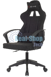 Кресло игровое Zombie Carry черный, крестов. пластик