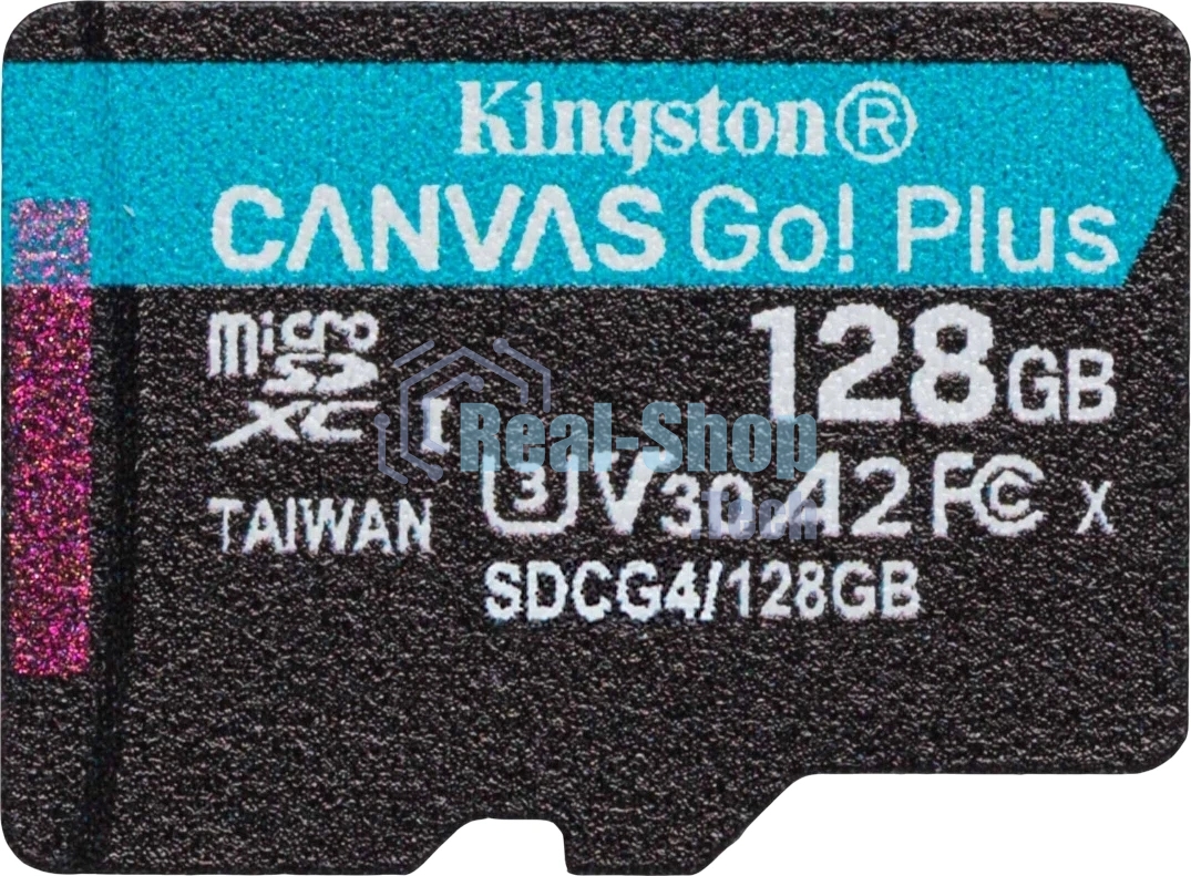 Флеш карта microSDXC 128Gb Kingston SDCG4/128GbSP Canvas Go! Plus w/o adapter