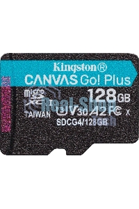 Флеш карта microSDXC 128Gb Kingston SDCG4/128GbSP Canvas Go! Plus w/o adapter