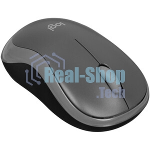 Мышь беспроводная Logitech M186 черный/серый, 1000 dpi, радиоканал, USB, кнопки - 3