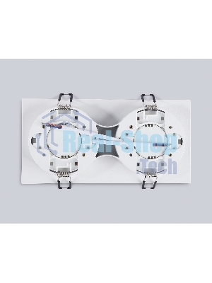 Светильник Ambrella light TN6711/2 WH белый IP44 GX53/2 max 15W 210*105*45
