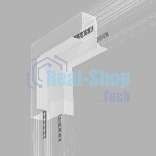 Slim Magnetic Коннектор угловой внутренний для встраиваемого шинопровода белый 85093/00