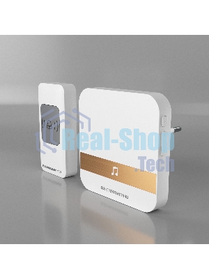 Звонок электрический бытовой (дверной) DBQ24M WL 52M IP44 / Белый