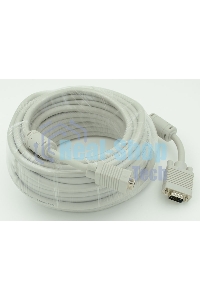 Кабель VGA DB15 (m)/DB15 (m) 30м феррит.кольца (CABLE30)