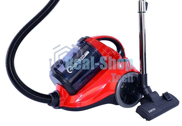 Пылесос Centek CT-2530 красный/черный, 400/2300 Вт, уборка сухая, пылесборник контейнер, 2 л