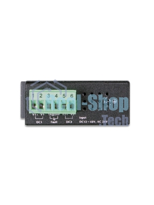 Коммутатор ISW-500T для монтажа в DIN рейку IP30 Compact size 5-Port 10/100TX Fast Ethernet Switch (-40~75 degrees C)
