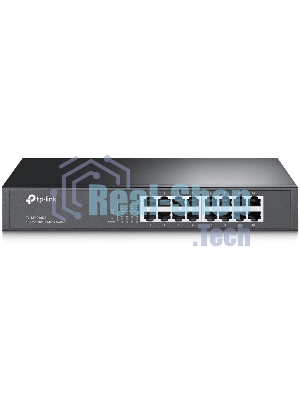 Коммутатор сетевой неуправляемый TP-Link SMB TL-SF1016DS 16 ports 10/100 Мбит/с