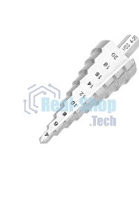 Сверло по металлу ступенчатое Kranz 4,0-20,0 мм 76 мм 62 HRC