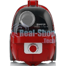 Пылесос Gorenje VC1901GACRCY черный/красный, 300/1900 Вт, уборка сухая, пылесборник контейнер 2.2 л