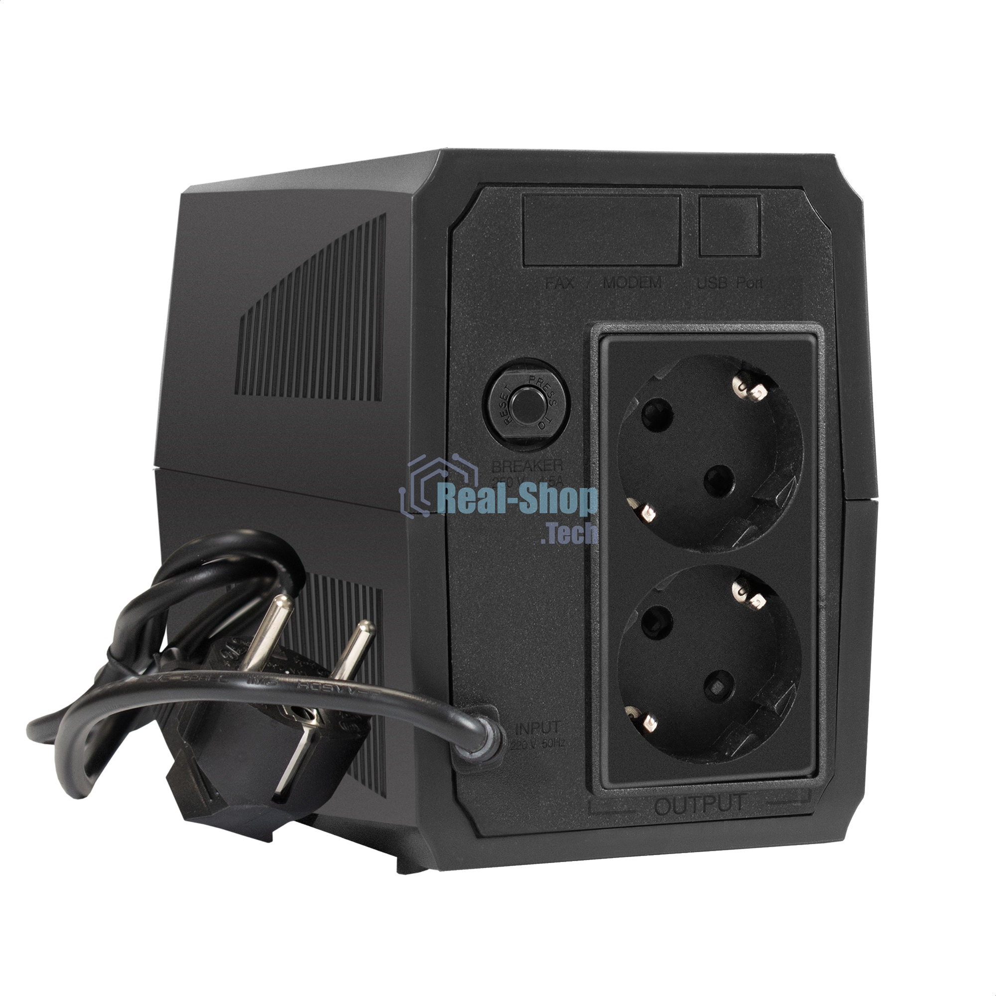 Источник бесперебойного питания ExeGate SpecialPro UNB-500.LED.AVR.2SH 500VA/300W, LED, AVR, 2*Schuko, черный