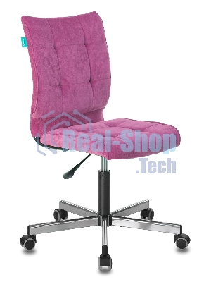 Кресло Бюрократ CH-330M/LT-15 малиновый, экокожа, 120 кг, механизм качания, без подлокотников