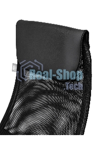 Кресло руководителя Бюрократ CH-607 TW-01 черный, сетка/ткань с подголов. крестовина пластик