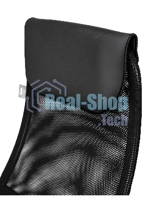 Кресло Бюрократ CH-607 TW-01 черный, сетка, подголовник