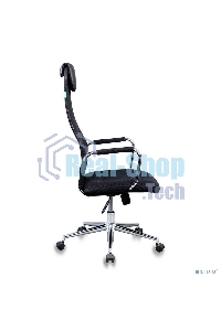 Кресло руководителя Бюрократ KB-9N/BLACK черный TW-01 TW-11 сетка крестовина хром