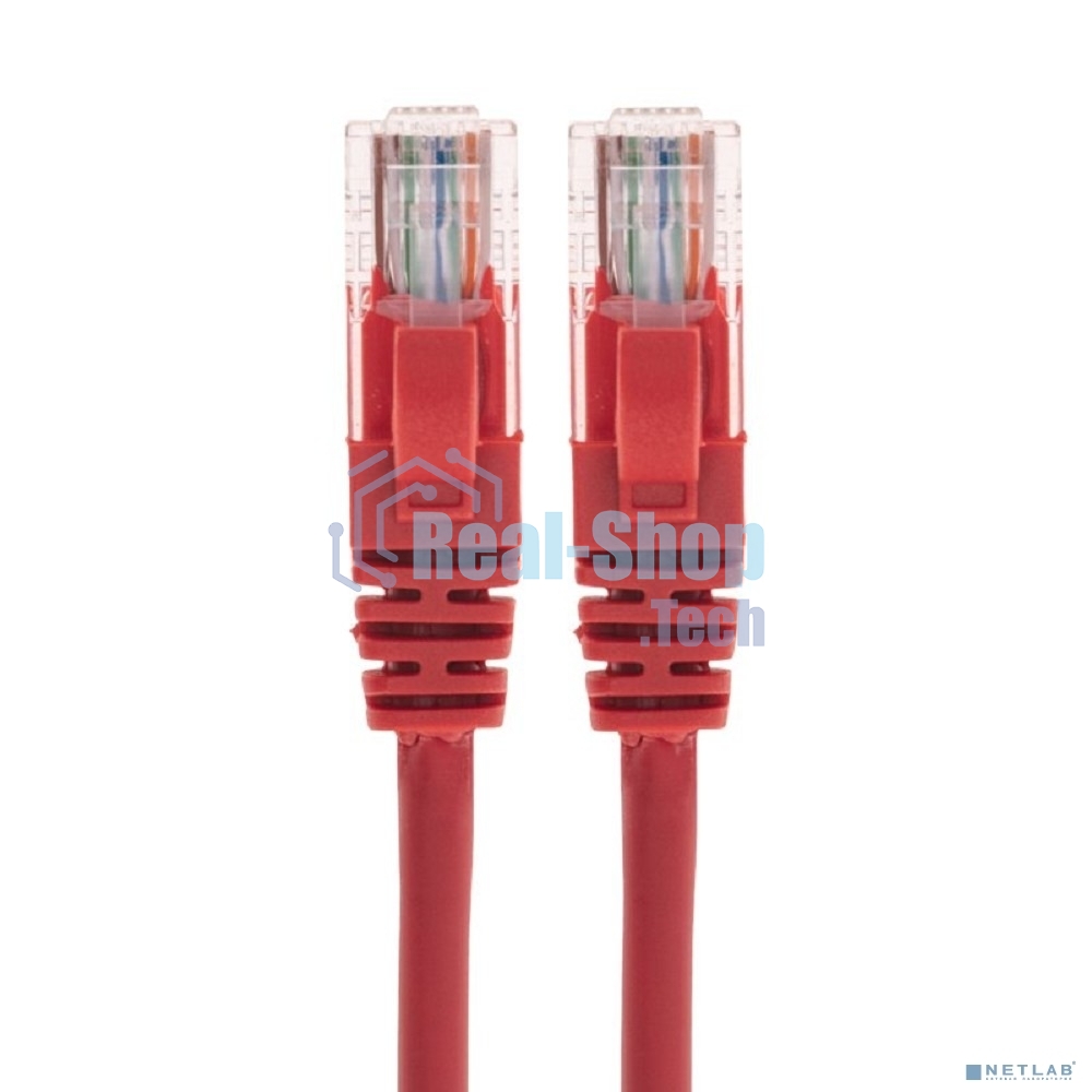 Патч-корд U/UTP Rexant cat.6, RJ45-RJ45, неэкранированный, 26AWG, LSZH, красный, 0.5 м