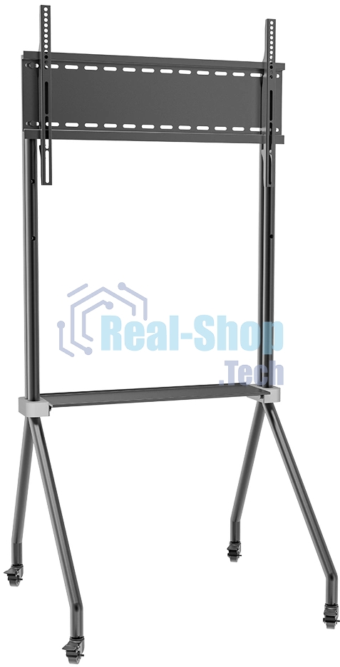 Мобильная стойка напольная Kromax OMEGA-13 черный, 1 шт/уп, Мобильная стойка напольная для TV 32