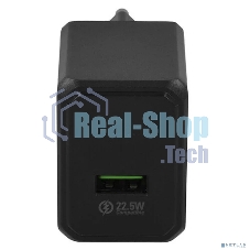 Сетевое зарядное устройство HOCO CS17A/ Сетевое ЗУ/ QC 3.0/ 1 USB/ 22.5W/ черный