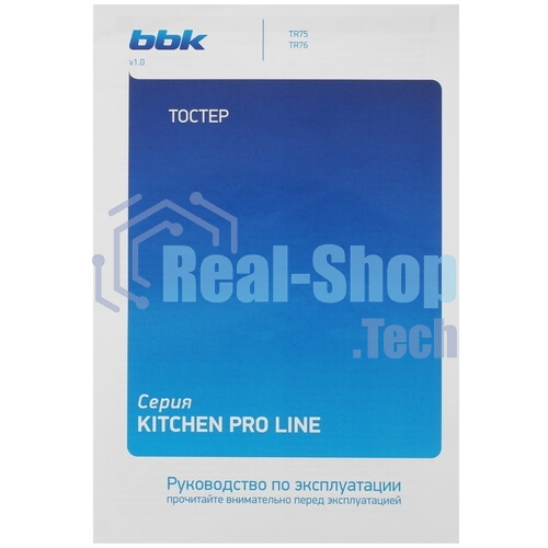 Тостер BBK TR75 светло голубой