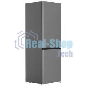 Холодильник Gorenje NRKE62XL серебристый металлик двухкамерный 203/99л морозилка снизу, No Frost