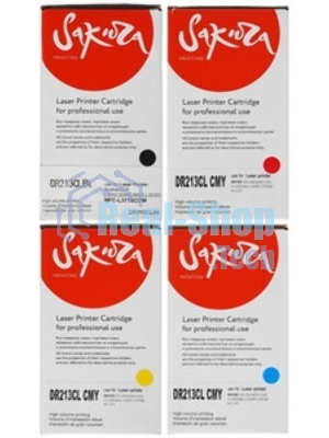 Блок фотобарабана Sakura DR213CL для Brother DCP-L3550CDW/DCP-L3550/HL-L3230CDW/HL-L3230/MFC-L3770CDW/MFC-L3770, 18 000 к. (в комплекте поставляется 4 сменных элемента для фотобарабана Brother DR213CL)