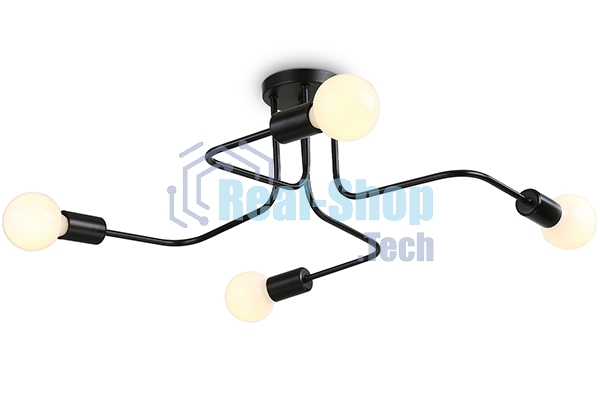 Светильник Ambrella light TR8022/4 BK черный E27*4 max 40W D715*205
