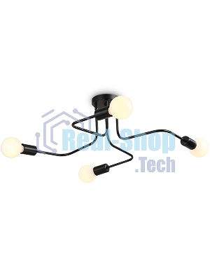 Светильник Ambrella light TR8022/4 BK черный E27*4 max 40W D715*205