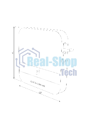 Звонок электрический бытовой (дверной) DBQ24M WL 52M IP44 / Белый