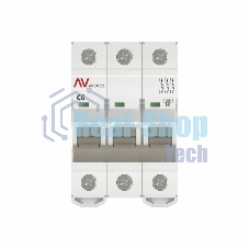 Выключатель автоматический трехполюсный AV-6 6А C 6кА AVERES mcb6-3-06C-av EKF