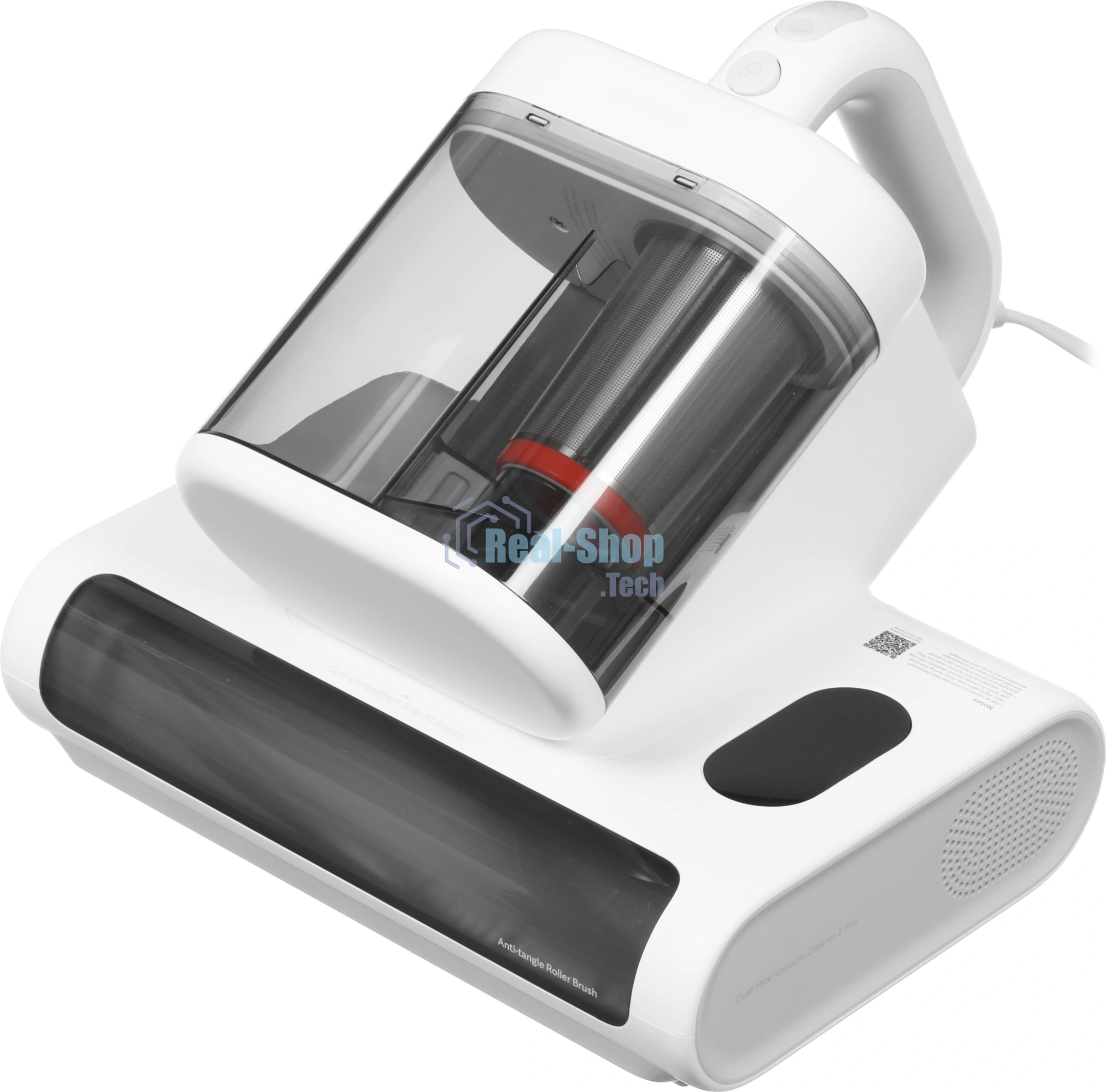 Пылесос ручной от пылевого клеща Xiaomi Dust Mite Vacuum Cleaner 2 Pro EU белый/серый, 500 Вт, уборка сухая, пылесборник контейнер 0.8 л