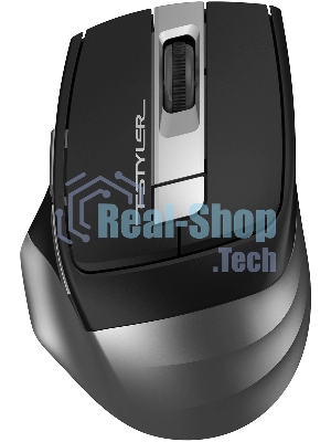 Мышь беспроводная A4Tech Fstyler FG35S черный, 2000 dpi, USB Type-A, радиоканал, кнопки - 6