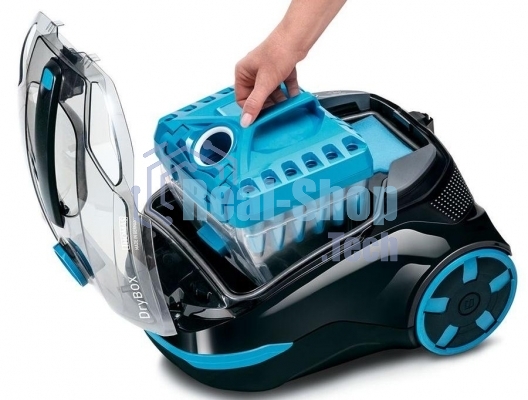 Пылесос Thomas DryBOX черный/синий, 300/1700Вт, уборка сухая, пылесборник контейнер 2.1 л
