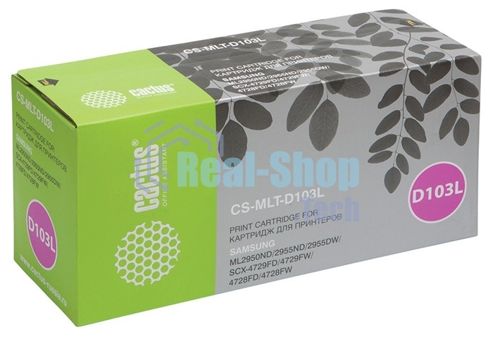 Картридж лазерный Cactus CS-D103L черный (2500 стр.) для Samsung SCX-4728FD/ML-2955ND/2955DW