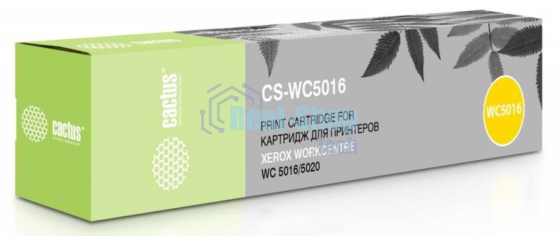 Картридж лазерный Cactus CS-WC5016 (106R01277) черный (6300 стр.) двойная упаковка, для Xerox WC 5016/5020