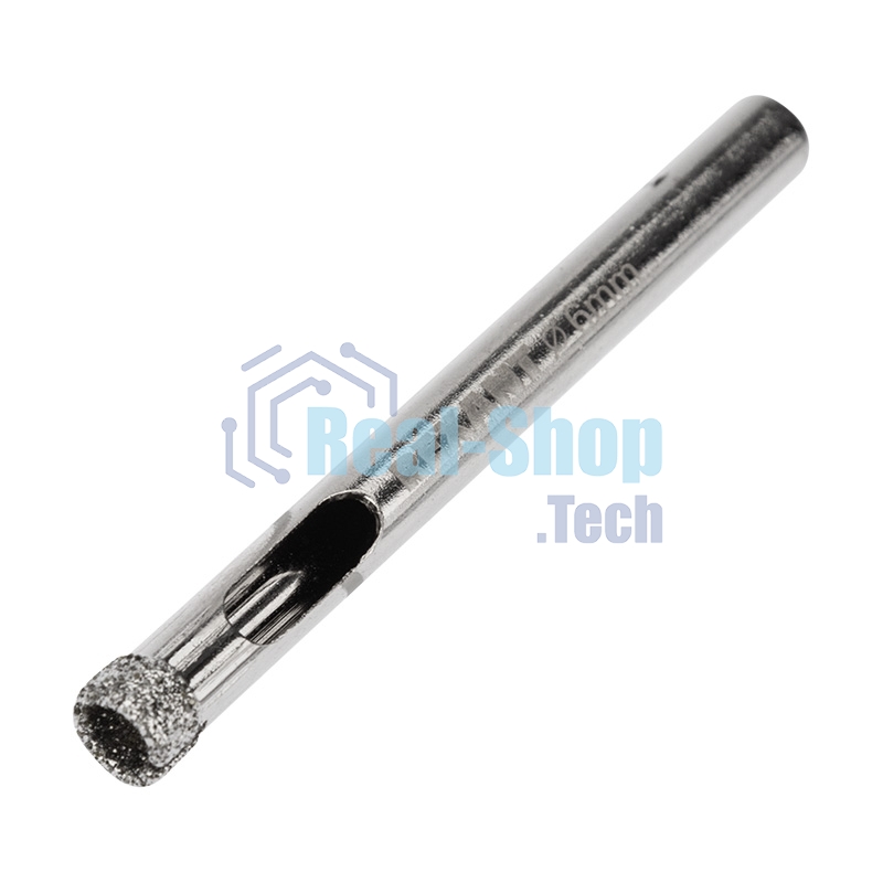 Сверло алмазное Kranz 6 мм, по керамике и стеклу