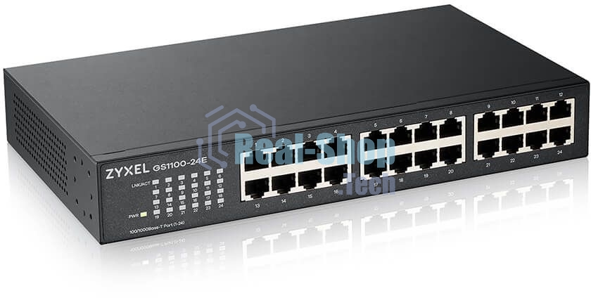 Коммутатор Zyxel GS1100-24E-EU0103F 24G неуправляемый
