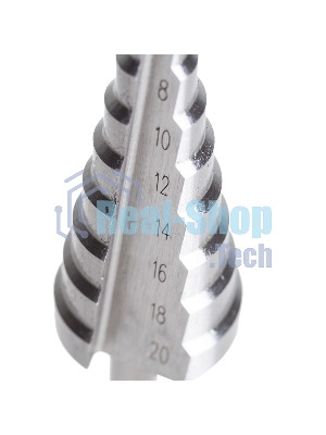 Сверло по металлу ступенчатое Kranz 4,0-20,0 мм 76 мм 62 HRC