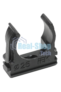 Держатель с защелкой CF25 IEK черный CTA10D-CF25-K02-100