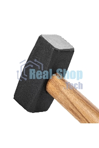 Кувалда Sparta 1500 г, кованая головка, деревянная двухцветная рукоятка