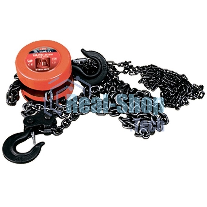 Таль цепная Matrix 5 т, h подъема 3 м, расстояние между крюками 600 мм