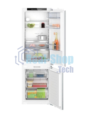 Встраиваемый холодильник Neff KI7863DD0 белый двухкамерный 184/76л морозилка снизу