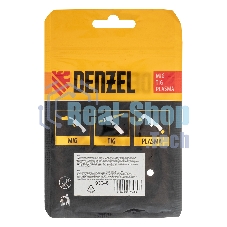 Токосъемный наконечник под проволоку Denzel 1,2 мм, М6х28, E-CU, 20 шт для MIG горелки тип 24
