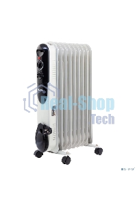 Обогреватель масляный MTX OCH-2000, белый, 2000 Вт, 20 м2, термостат