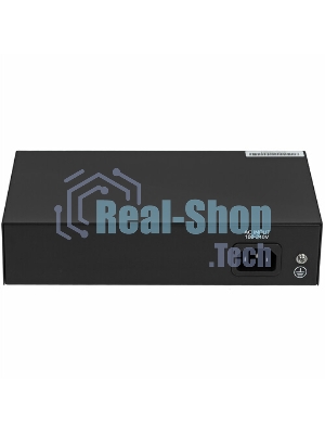 Коммутатор GIGALINK GL-SW-F005-08P - неуправляемый, 8 PoE (802.3af) порта 10/100 Мбит/с до 250 метров cat.6, 2 Uplink порт 100 Мбит/с