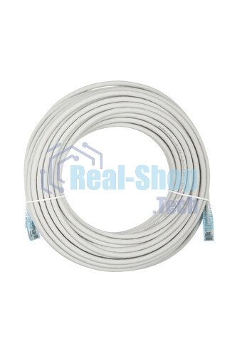 Патч-корд Hyperline U/UTP, Cat.6, LSZH, 20 м, серый PC-LPM-UTP-RJ45-RJ45-C6-20M-LSZH-GY