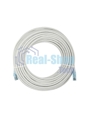 Патч-корд Hyperline U/UTP, Cat.6, LSZH, 20 м, серый PC-LPM-UTP-RJ45-RJ45-C6-20M-LSZH-GY