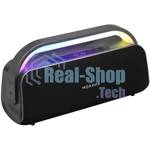 Колонка портативная Ural Молния Кварк черный/серый 240W 1.1 BT/3.5Jack/USB-C 10м 8000mAh (без.бат)