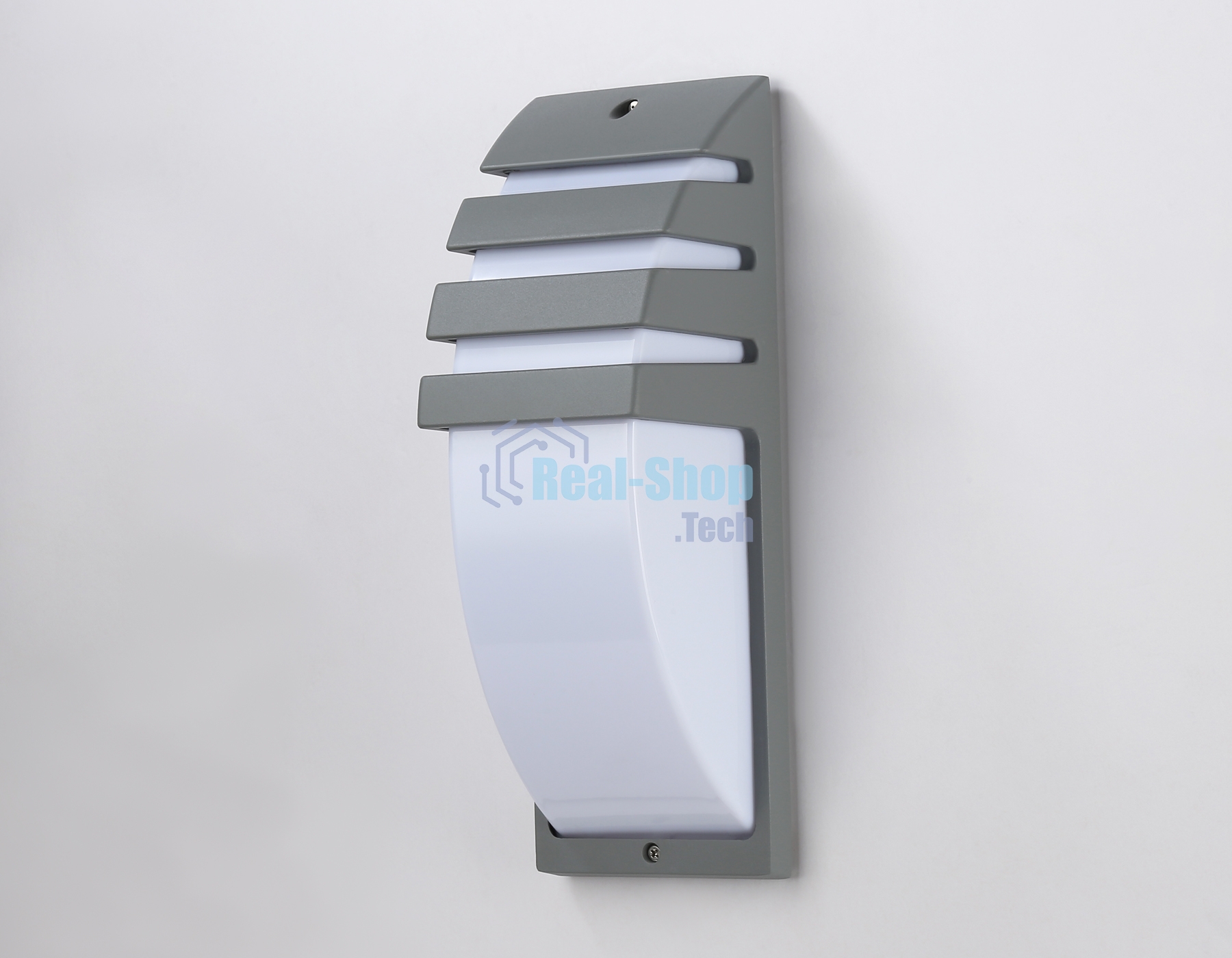 Уличный настенный архитектурный светильник ST5201 GR серый IP54 E27 max 40W 331*112*35